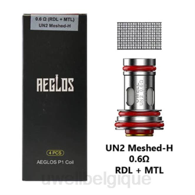 UWELL AEGLOS bobines | paquet de 4 p1 un2 maillé-h 0,6ohm 2VTX270 | UWELL VAPE FOR SALE