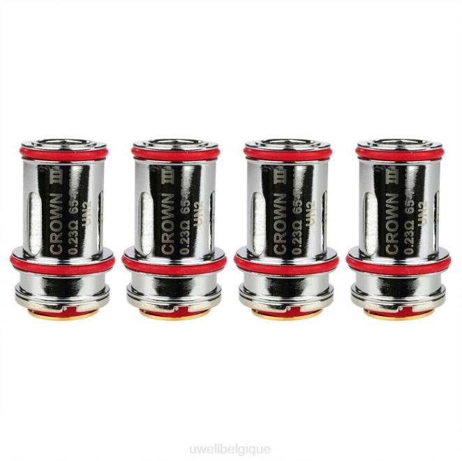 UWELL CROWN 3 bobines (paquet de 4) maille un2 0,23 ohm 2VTX94 | UWELL VAPE POD