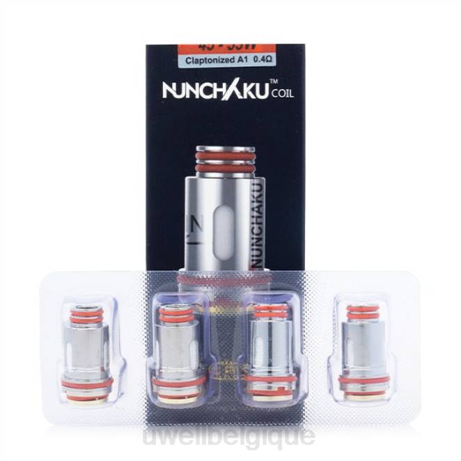 UWELL NUNCHAKU bobines (paquet de 4) 0,4 ohm 2VTX262 | UWELL BRUXELLES