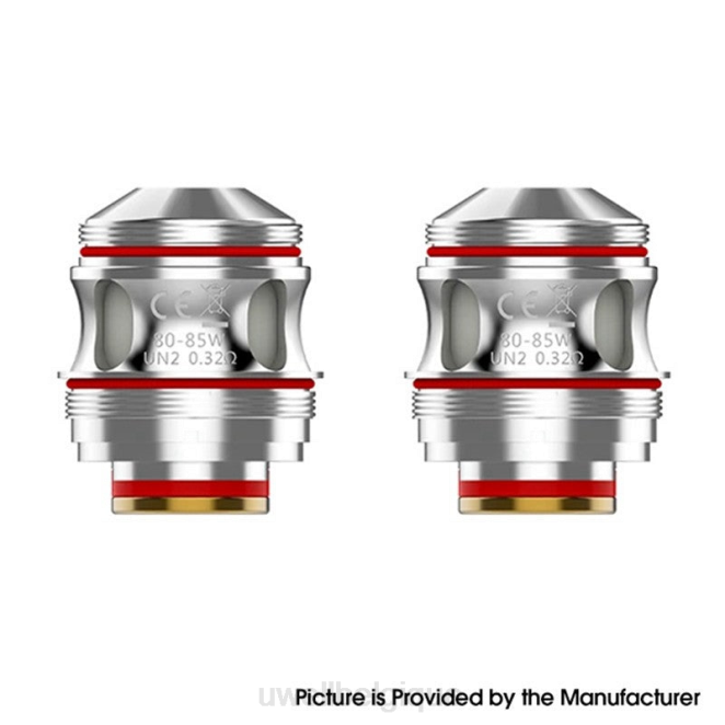 UWELL VALYRIAN 3 bobines de remplacement | Paquet de 2 SS316L 0,32 ohm 2VTX21 | UWELL BELGIQUE