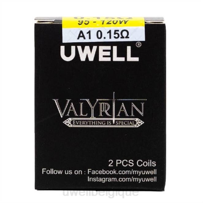 UWELL VALYRIAN bobine de remplacement (paquet de 2) a1 0,15 ohm 2VTX259 | UWELL STORE