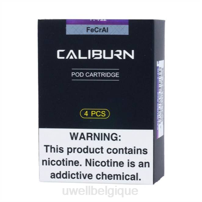 UWELL CALIBURN cartouche de remplacement paquet de 4 2VTX35 | UWELL VAPE SHOP