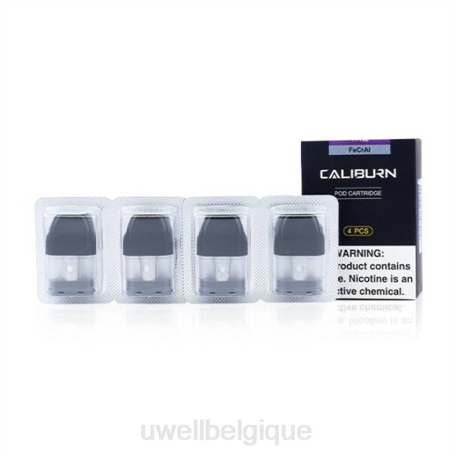 UWELL CALIBURN cartouche de remplacement paquet de 4 2VTX35 | UWELL VAPE SHOP
