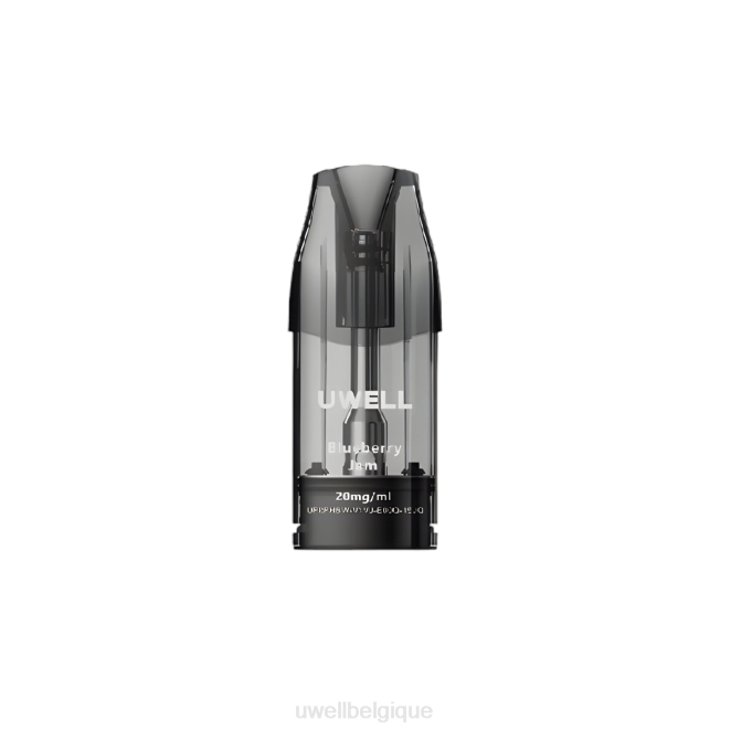 UWELL DQ600 dosette jetable d'arômes préremplis confiture de myrtilles 2VTX342 | UWELL BRUXELLES