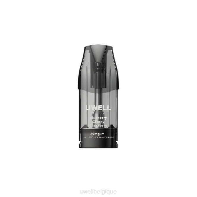 UWELL DQ600 dosette jetable d'arômes préremplis myrtille cerise canneberge 2VTX341 | UWELL BELGIQUE