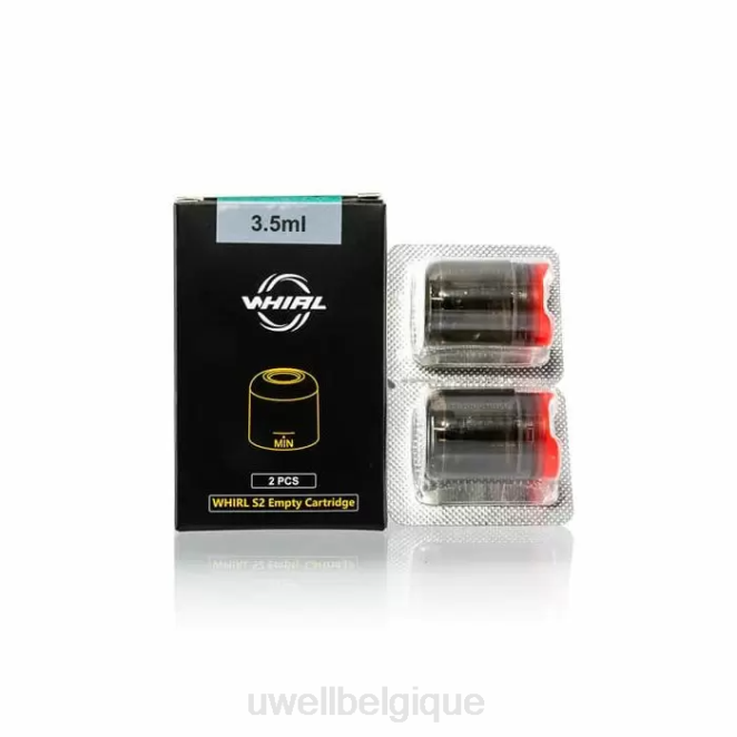 UWELL WHIRL S2 cartouche (3,5 ml) (paquet de 2) 3,5 ml 2VTX248 | UWELL PRIX