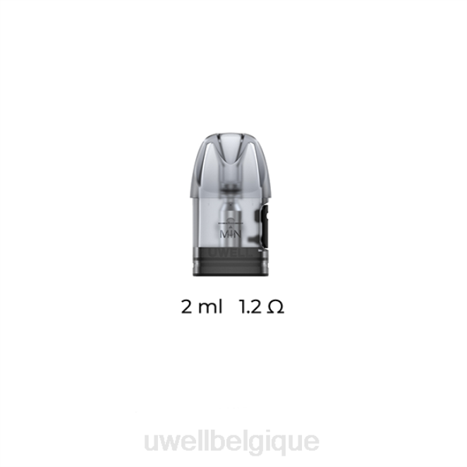 UWELL CALIBURN A2S nacelle de remplacement | (paquet de 4) 1,2 ohm 2VTX32 | UWELL BRUXELLES