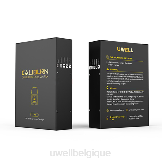 UWELL CALIBURN G2 dosettes de remplacement Paquet de 2 2VTX17 | UWELL E CIGARETTE