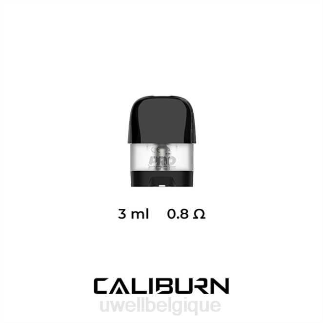 UWELL CALIBURN X dosettes de remplacement | Paquet de 2 0,8 ohm 2VTX46 | UWELL VAPE PRICE