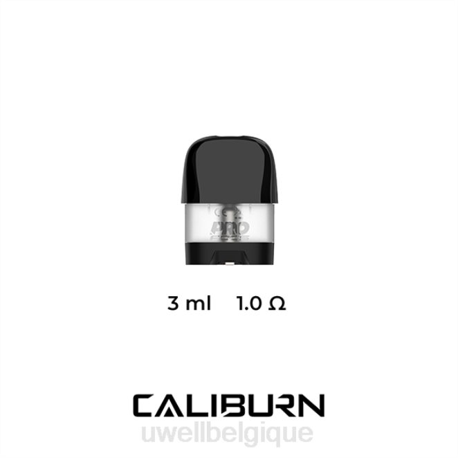 UWELL CALIBURN X dosettes de remplacement | Paquet de 2 1,0 ohm 2VTX47 | UWELL E CIGARETTE