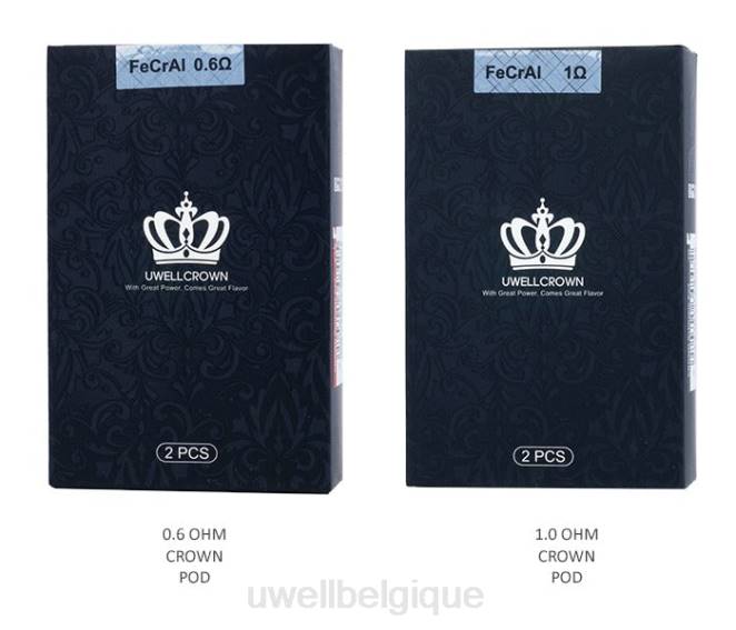 UWELL CROWN dosettes (paquet de 2) 0,6 ohm 2VTX265 | UWELL VAPE SHOP
