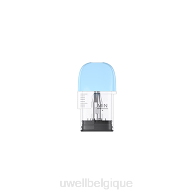 UWELL POPREEL P1 Pod de remplacement (paquet de 4) 1,2 ohm 2VTX84 | UWELL VAPE POD