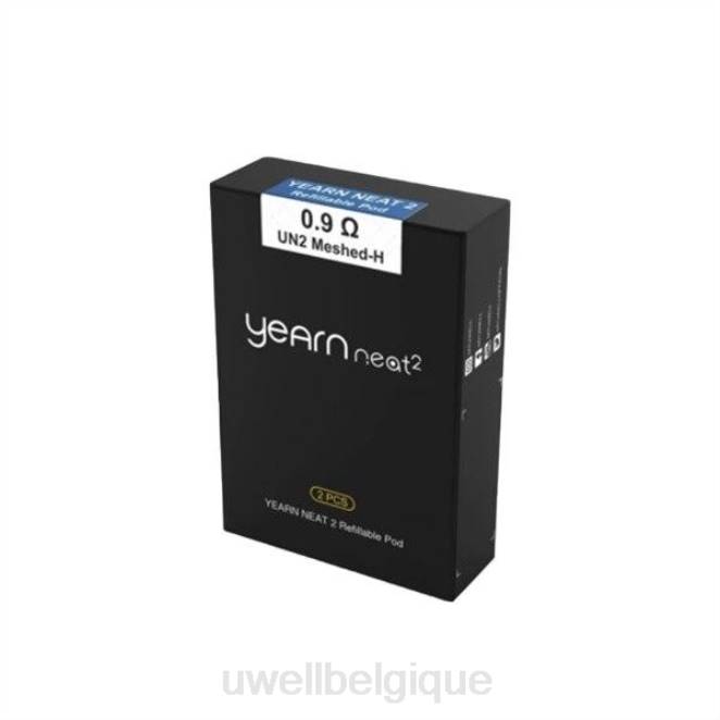 UWELL YEARN NEAT 2 dosettes de remplacement (paquet de 2) 0,9 ohm 2VTX162 | UWELL BRUXELLES