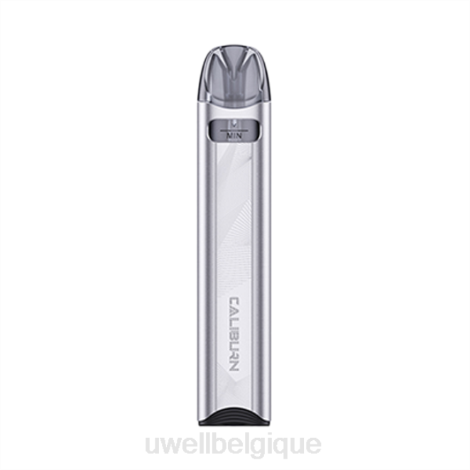 UWELL CALIBURN A3S kit (système de pods) argent clair de lune 2VTX22 | UWELL BRUXELLES