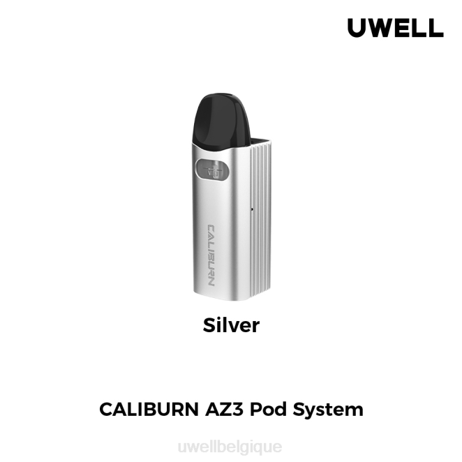 UWELL CALIBURN AZ3 kit (système de pods) argent 2VTX149 | UWELL STORE