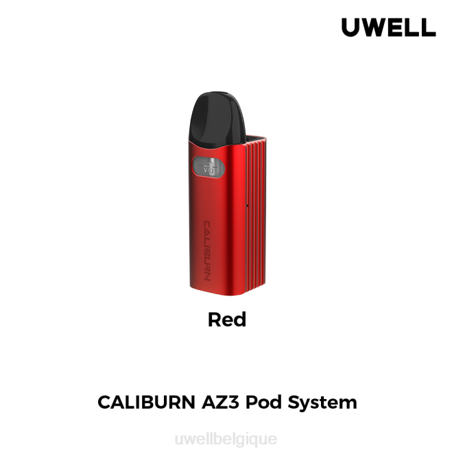 UWELL CALIBURN AZ3 kit (système de pods) rouge 2VTX147 | UWELL E CIGARETTE