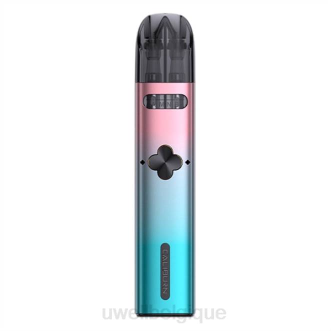 UWELL CALIBURN EXPLORER kit (système de pods) rose/cyan 2VTX167 | UWELL E CIGARETTE