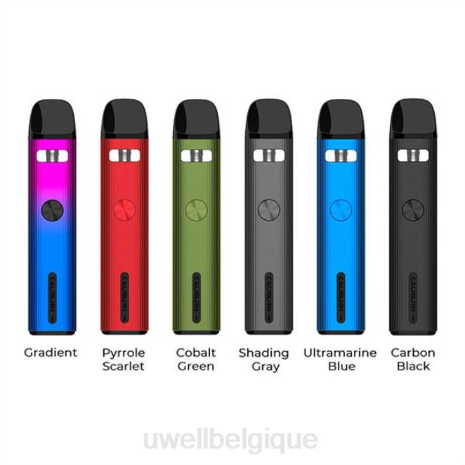 UWELL CALIBURN G2 kit de dosettes | 18w vert cobalt 2VTX37 | UWELL E CIGARETTE
