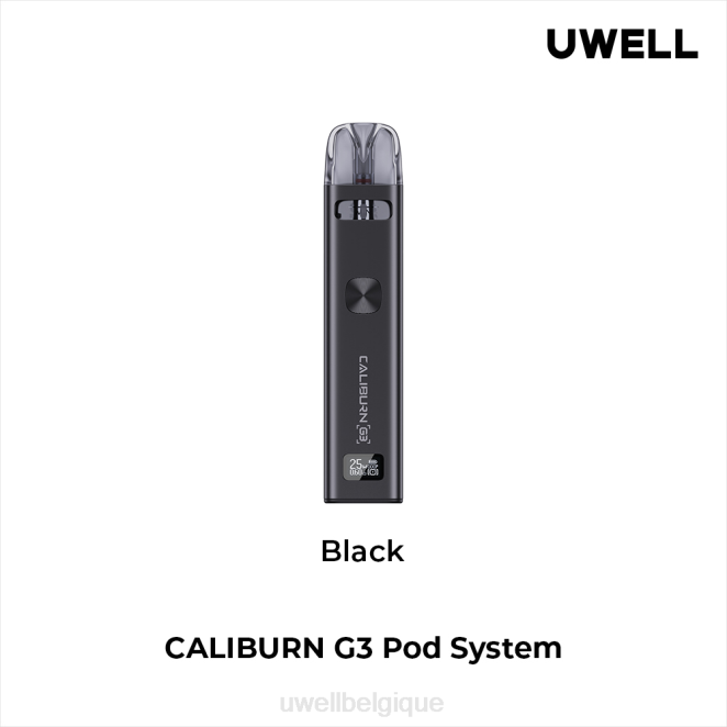UWELL CALIBURN G3 trousse noir 2VTX133 | UWELL VAPE JETABLE