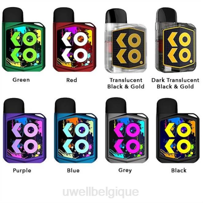 UWELL CALIBURN KOKO PRIME kit dosette 15w noir 2VTX178 | UWELL PRIX