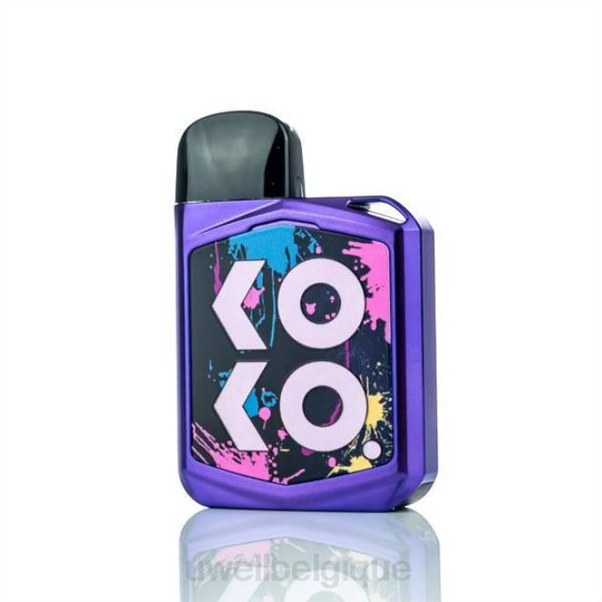 UWELL CALIBURN KOKO PRIME kit dosette 15w violet 2VTX181 | UWELL BELGIQUE