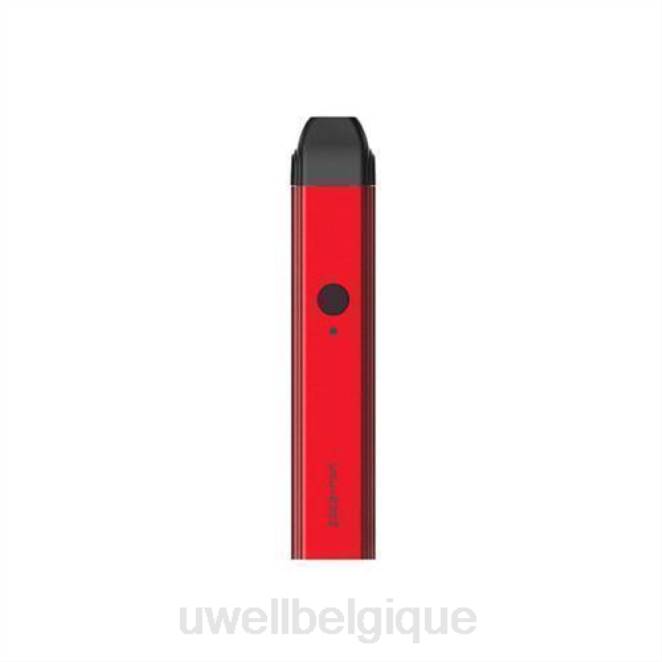 UWELL CALIBURN kit d'appareil à dosettes rouge 2VTX73 | UWELL VAPE JETABLE