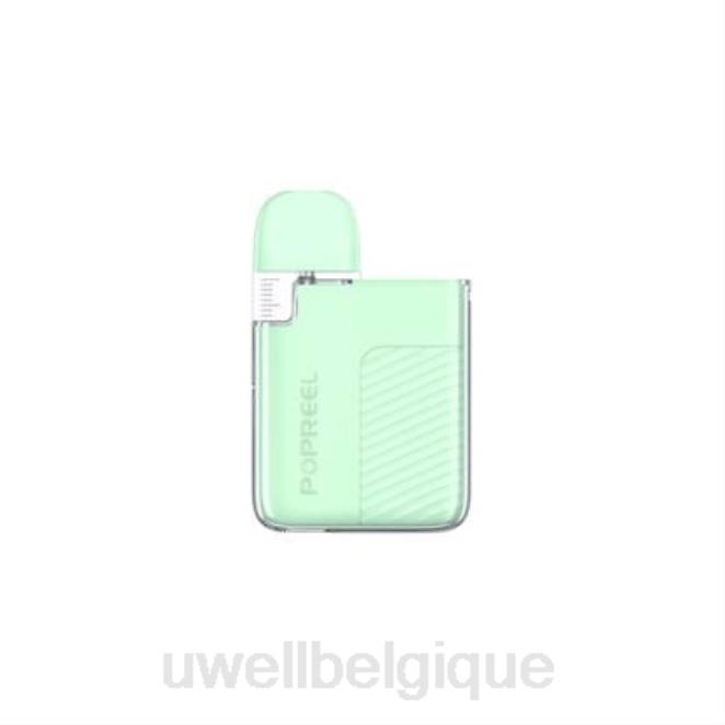 UWELL POPREEL PK1 kit de dosettes | 520mah Pomme verte 2VTX51 | UWELL BELGIQUE