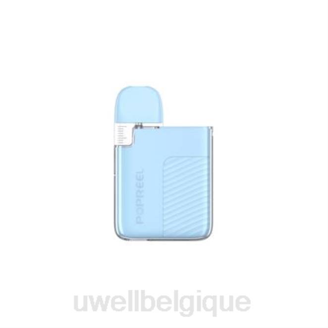 UWELL POPREEL PK1 kit de dosettes | 520mah macaron bleu 2VTX53 | UWELL VAPE JETABLE