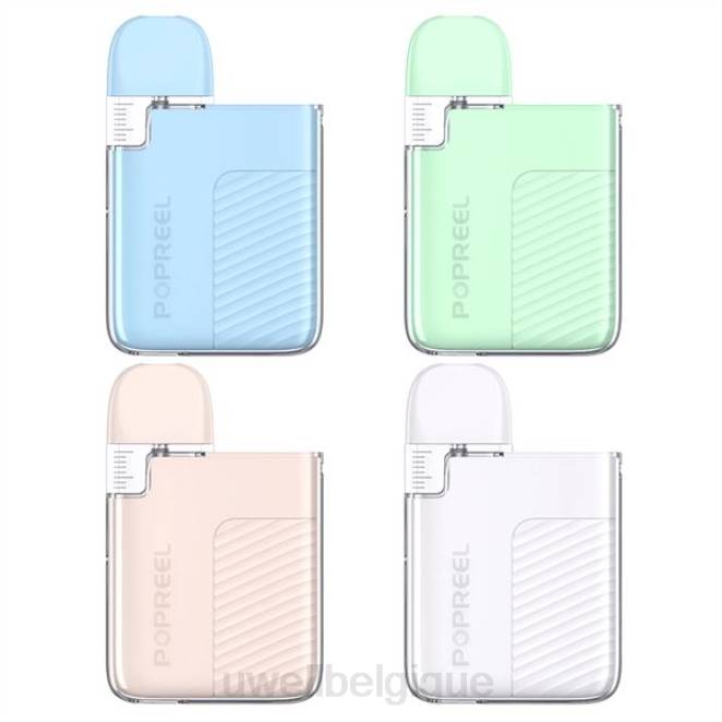 UWELL POPREEL PK1 kit de dosettes | 520mah macaron bleu 2VTX53 | UWELL VAPE JETABLE